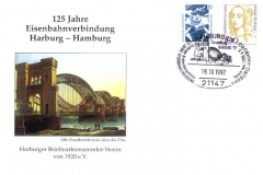 Alte Eisenbahnbrücke über die Elbe